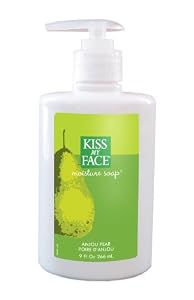 Kiss My Face Anjou Pear Liquid Moisture Soap, 9-Ounce Pumps (Pack of 6)