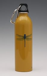 EarthLust Stainless Steel Water Bottle (20oz. / Dragonfly)