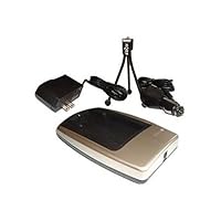 HQRP Replacement Battery Charger KIT for Kodak EasyShare LS420, LS433, LS443, LS633,LS743, LS753 with HQRP Black Mini Tabletop Tripod