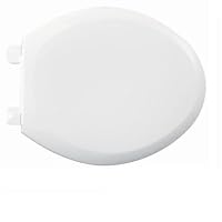 American Standard 5321.110.020 EverClean Elongated Toilet Seat with Slow Close Snap-Off Hinges, White