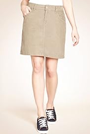 Indigo Collection Cotton Rich Corduroy Skirt