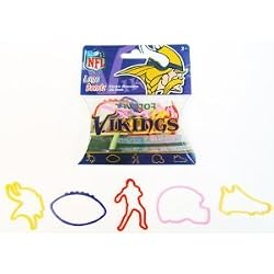 Forever Collectibles NFL Minnesota Vikings Logo Bandz 2nd Version