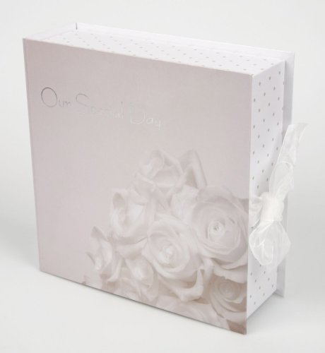 Photographic Roses Wedding Keepsake Box