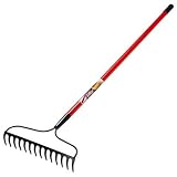 Ames True Temper Eagle Bow Rake With 53-Inch Fiberglass Handle 1888000