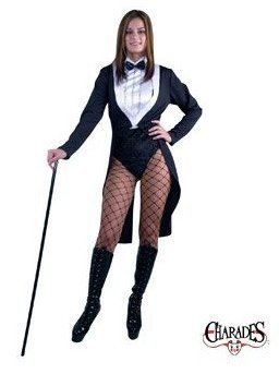 ORIGINAL Black Tuxedo Costume Miss Formalities Costume (Cane, Stockings and Boots not included)
