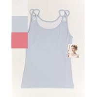 Pilates Suit Womens A-Strap Exercise Workout Tank Top With Bra