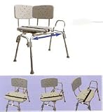 Sliding Transfer Bench with Swivel Seat