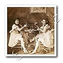 Ballet Dancers with Beer Sepia tone - 10x10 Iron On Heat Transfer For White Material