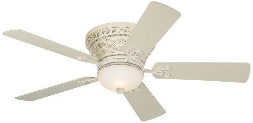 52" Casa Vieja Ancestry? White Hugger Ceiling Fan 52" Casa Vieja Ancestry? White Hugger Ceiling Fan