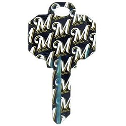 Milwaukee Brewers Schlage SC1 House Key