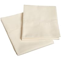 Rockland 100-Percent Pima Cotton Sateen 2 Piece Pillowcase Set