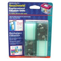Small World&reg; Aquarium Filter Replacement Cartridges, 2-Pack