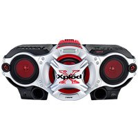 Sony CFDG700CP CD Boombox Radio Cassette Recorder