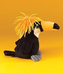 Zanzee Bar the Toucan Zibbies Plush Toy 7" H