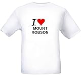 I LOVE MOUNT ROBSON - Mountain-series - White T-shirt
