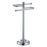 Gatco 1546 Counter Top S Style Towel Holder, Chrome
