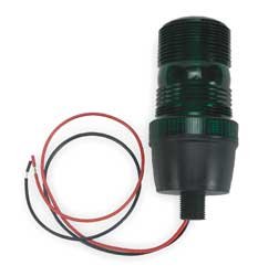 Condor 2ERN9 Strobe Light, Threaded w/ Locknut, Green