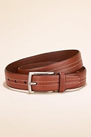 Leather Tonal Stitch Belt