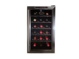 Vinotemp VT18TEDS Wine Cooler Features an Stylish Soft Interior Blue Light