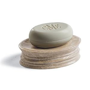 Stone Soap Dish - Espresso Marble - Frontgate