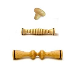 Wood Trio: 3 Natural Wood Self Massage Tools