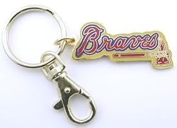 Atlanta Braves Keychain with clip