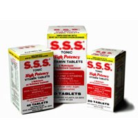 S.S.S. Tonic High Potency Multivitamin And Mineral Supplement Tablets - 40 Tablets