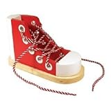 Deluxe Wood Lacing Sneaker - by Melissa & Doug