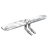 Grill Care TH204-0228 Universal-Fit Dual-Venturi Stainless-Steel Bar Burner, Large