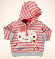 Cotton Rich Hooded Cat Sweat Top