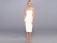 Strapless Organza Cocktail  Dress