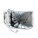 MARILYN MONROE Movie Star Silver COIN PURSE New Gift