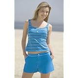 Desert Island Stripe Two Piece Shortini by Beach House� - Women's Swimwear Plus Size Swimsuit