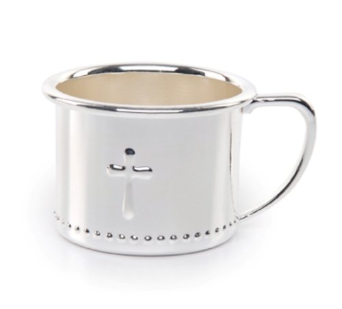 Mud Pie Baby Classic Keepsakes Silver-plate Cross Cup Mud Pie Baby Classic Keepsakes Silver-plate Cross Cup