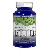 Tribulus Terrestris - 90 Capsules 450mg 40% Saponins 180mg Testosterone Booster