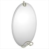Organic Mirror with Decorative Hardware