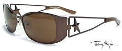 Thierry Mugler Sunglasses with brown frames and brown lenses. Model: TM10123-C2