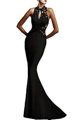 Slit Lace Polyester/Spandex Sleeveless General Print Evening Dress/Prom Dress/Party Dress/Maxi Dress 