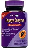 Papaya Enzyme by Natrol 100 Chewable Tablets