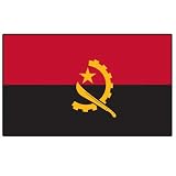 Angola Flag 3ft x 5ft Nylon