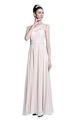 Sexy Chiffon/Polyester Lace Draped One Shoulder Evening Dress/Bridesmaid Dress/Party Dress/Wedding Dress 