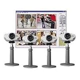 AXIS 210 Surveillance Kit (4-license). Bundle 4 units of AXIS 210 network cameras and a 4-license AX