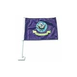Navy Car Flag