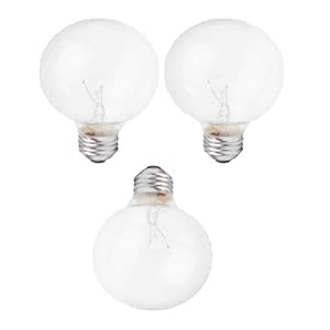Philips 22114 Vanity Globe G25, 3-pack