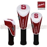 Stanford Cardinal GOLF CLUB HEAD/WOOD COVER SET OF 3