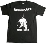 DISCHARGE - Never Again - Black T-shirt