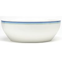 Noritake Java Blue Swirl Round Vegetable Bowl, 9-3/4-inches, 96-ounces