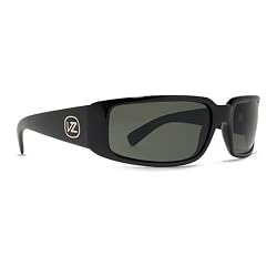 VON ZIPPER SHAM BLACK GLOSS PLASTIC SUNGLASSES