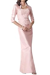 Modest Taffeta Lace 2015  Dress