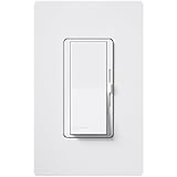 Lutron DV-10P-WH 1000-Watt Diva Single-Pole Dimmer White